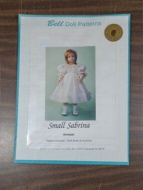 Bell Small Sabrina Doll Pattern – White Dress #RPM5085